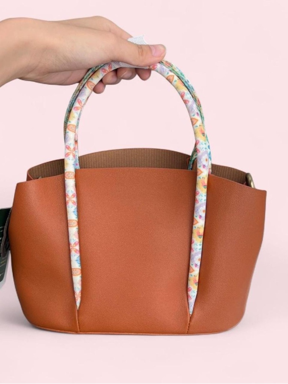 NWT— SOVLO Handmade Indonesian Artisan Mini Top Handle Bag With Removable Straps